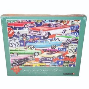 Willow Creek Classic Chrome Car 1000 Piece Puzzle